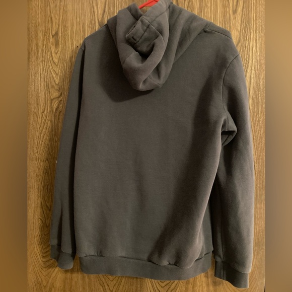 Supply & Demand Ladies Large Gray Hoodie W/Medusa Image In Ring Of Rhinestones - Picture 2 of 9